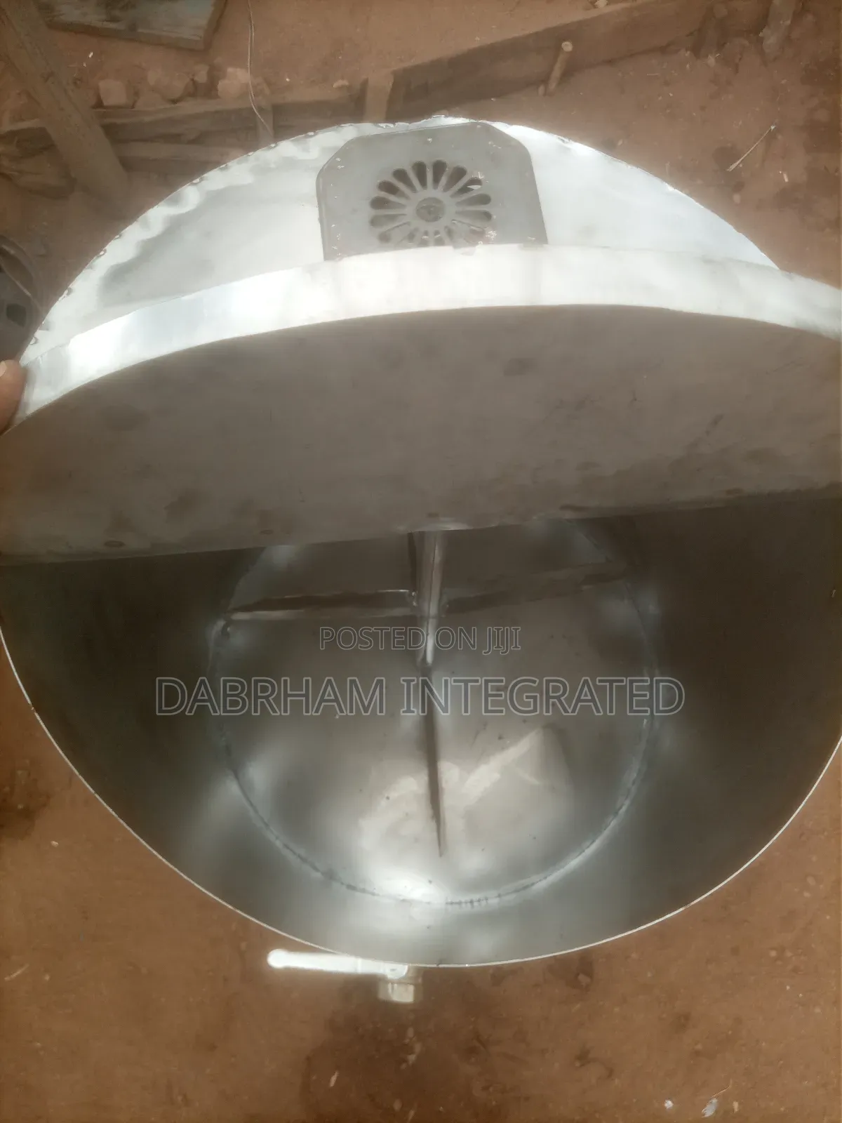 100lit Stainless Mixer With 1hp Electric Gear Motor