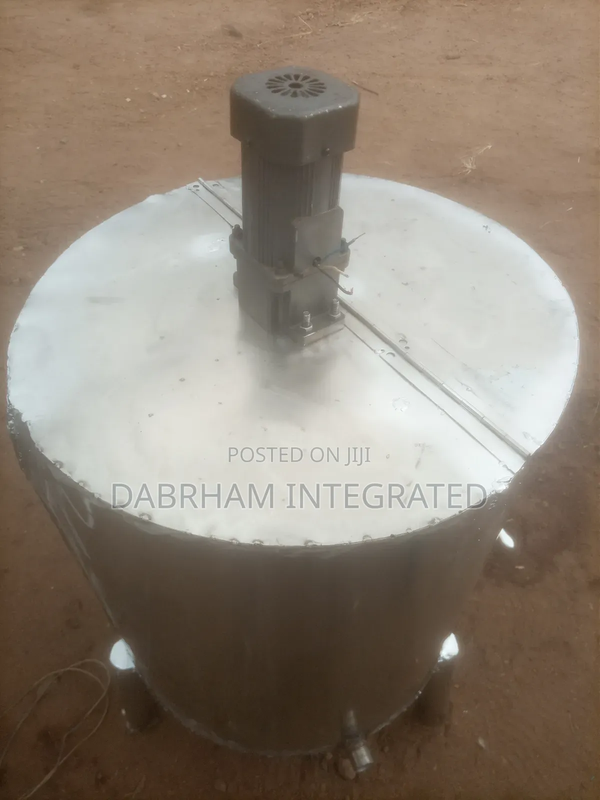 100lit Stainless Mixer With 1hp Electric Gear Motor
