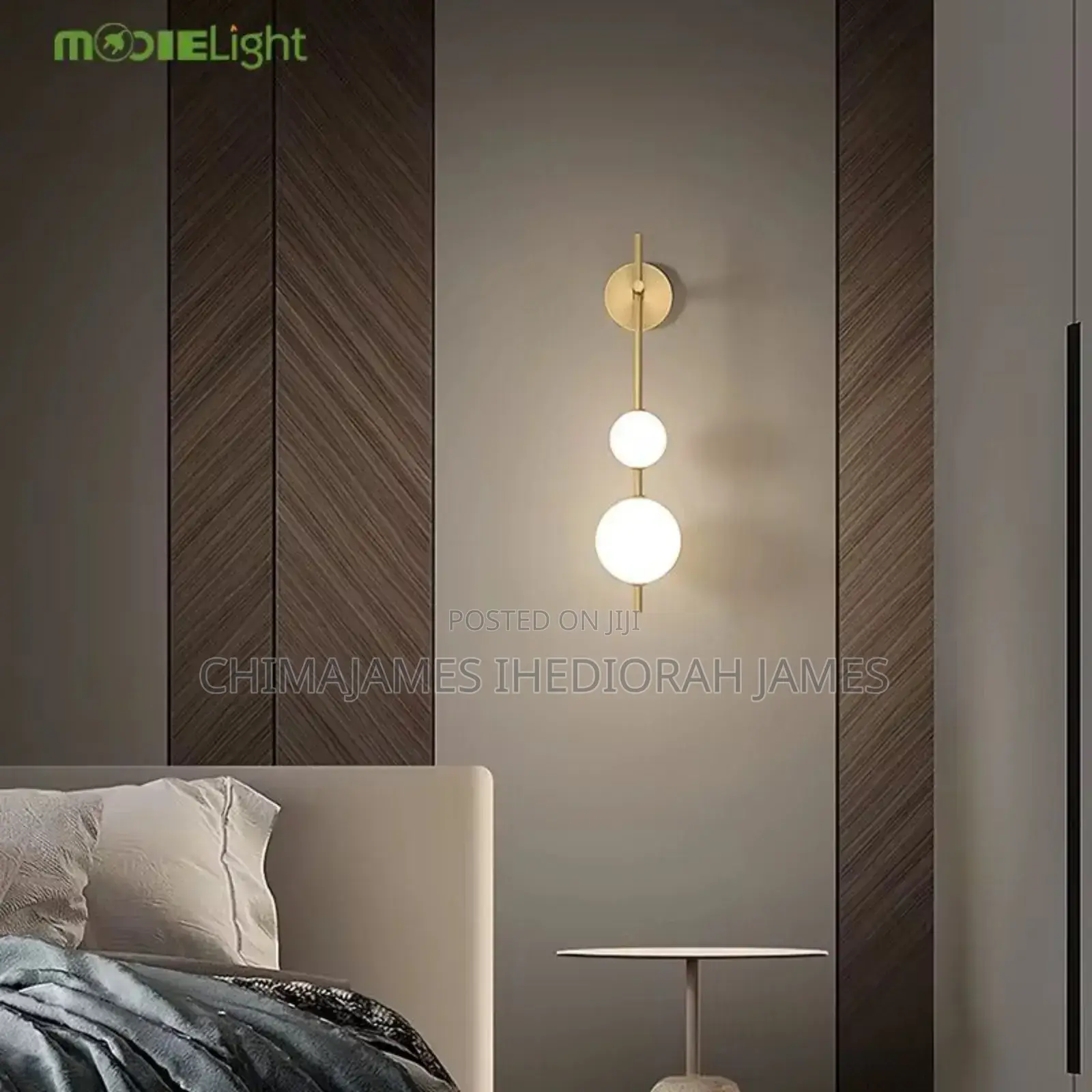 Vertical Globle Wall Lamp Sconce Light for Living Room Bedro