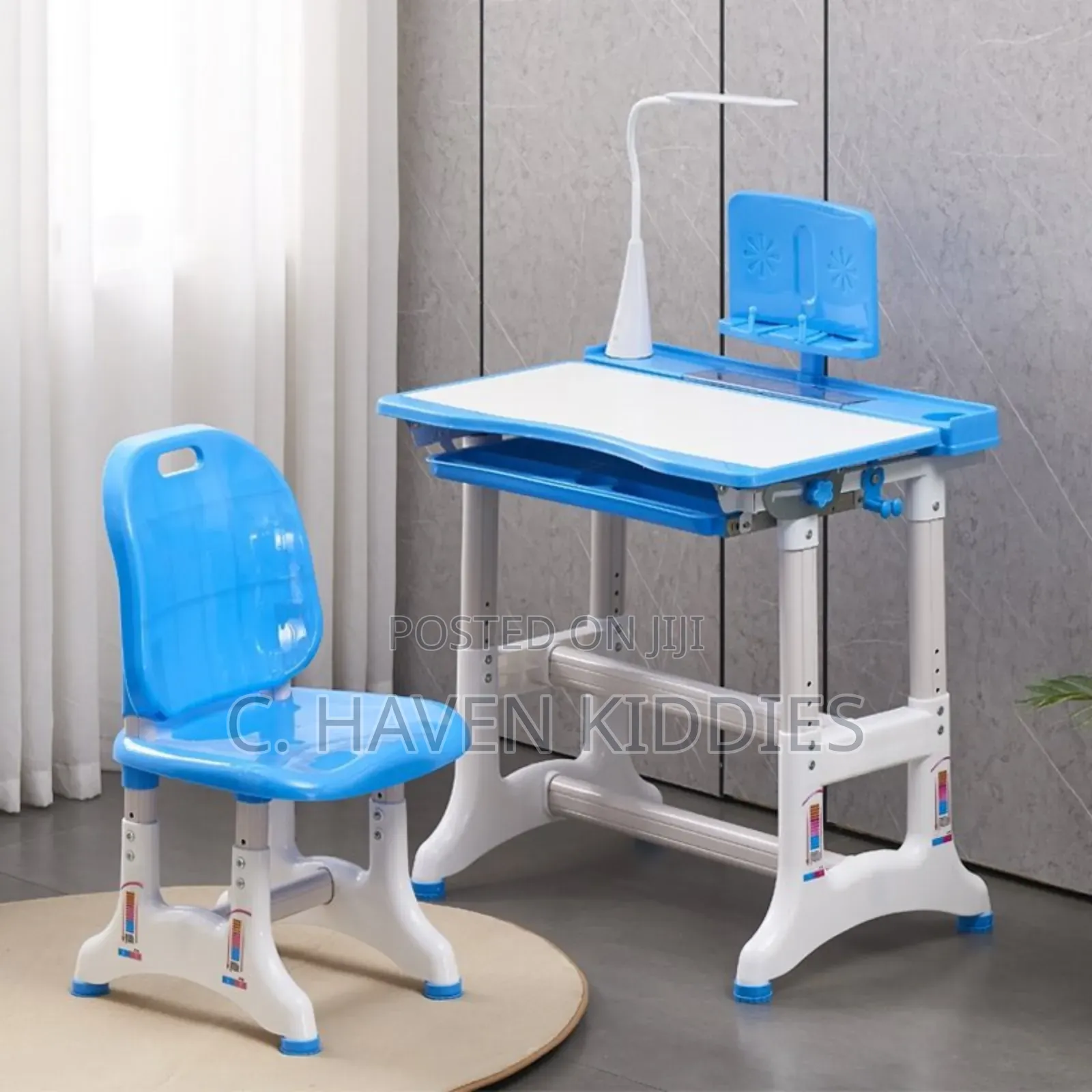 Quality Children Table and Chair With Reading Light