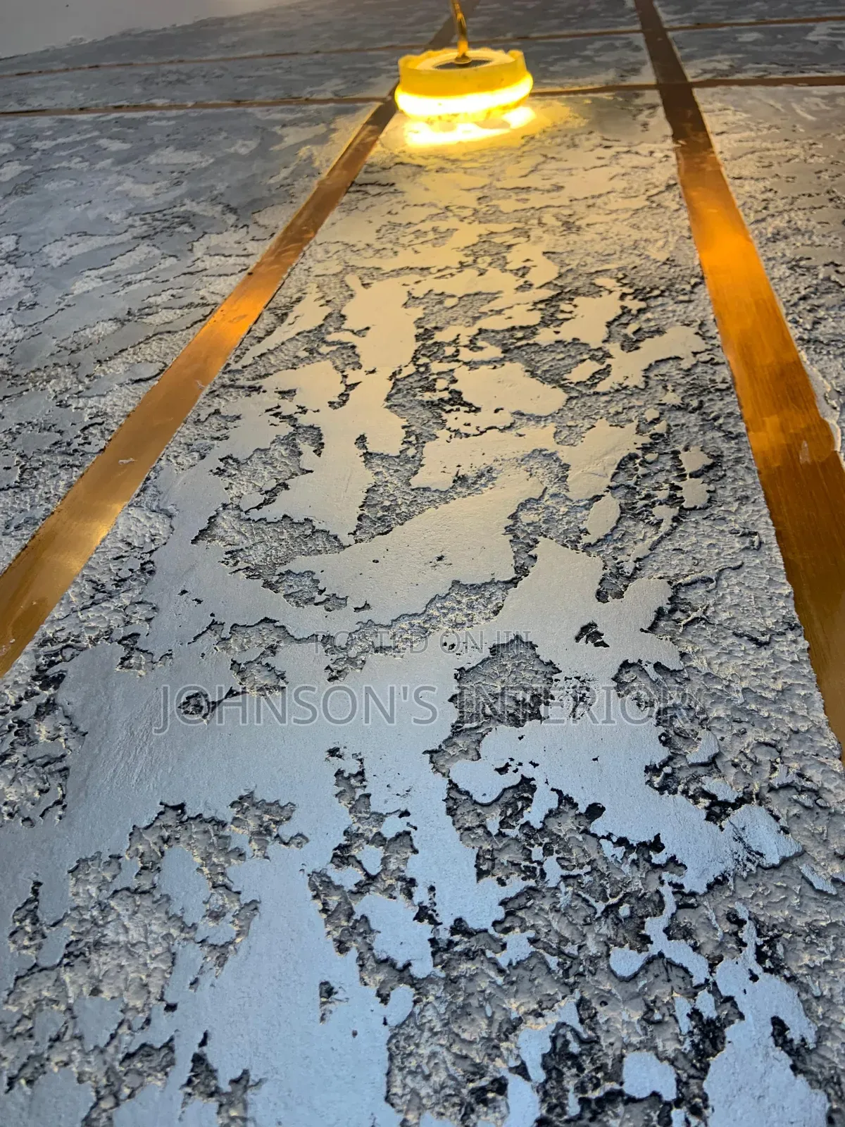 Mapping Painting and Gold Tape Finish