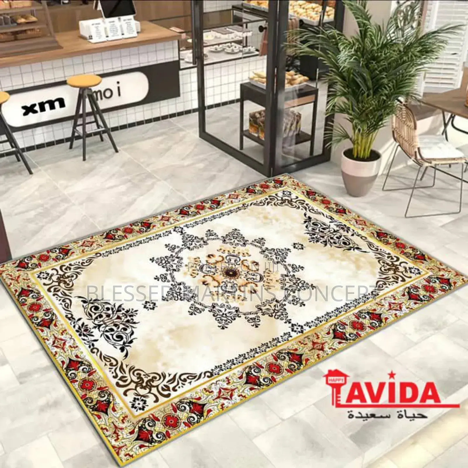 Center Deco Tiles for Sitting Room Floor, Hotels, Offices: By 6 Sets