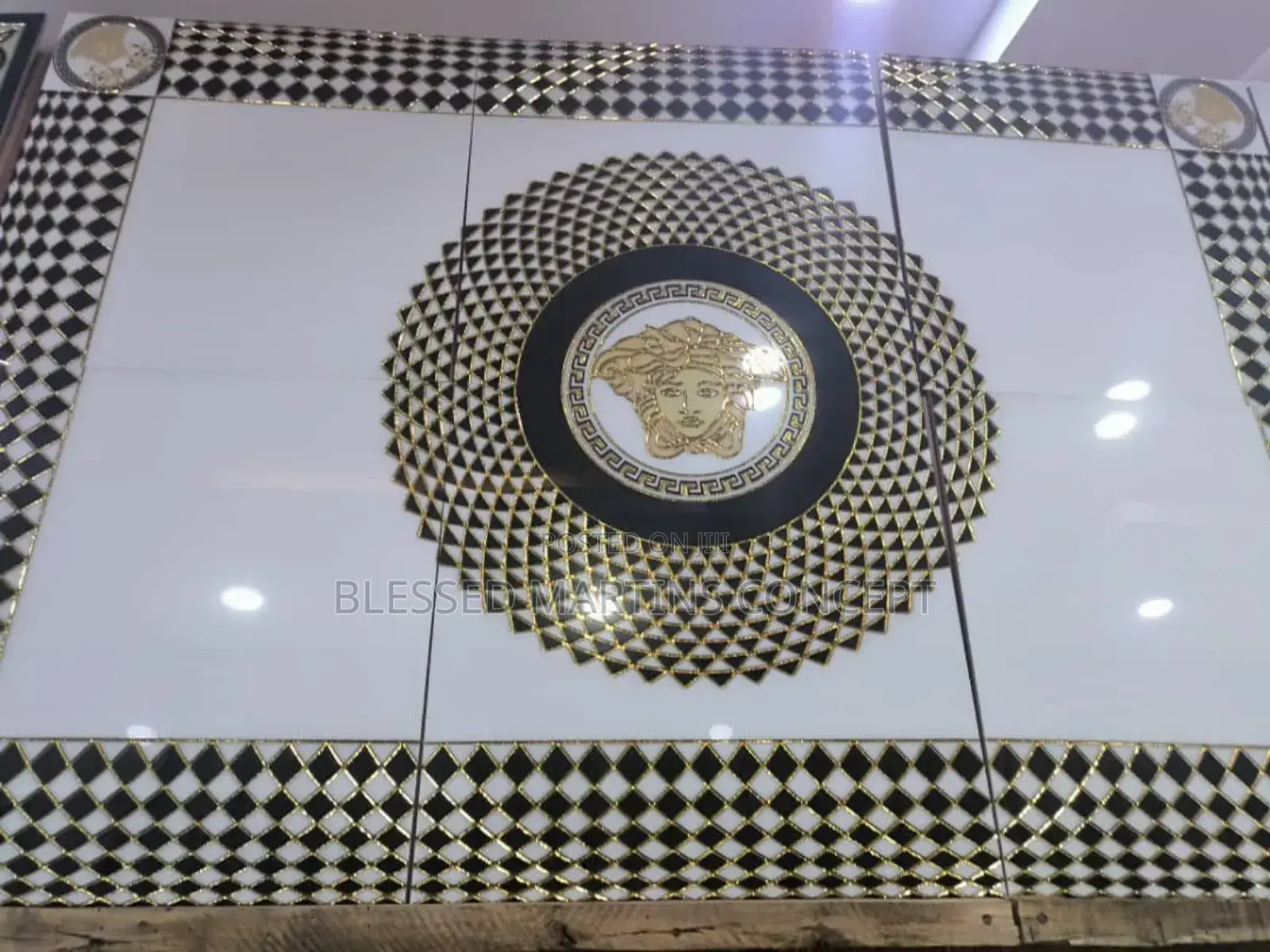 Center Deco Tiles for Sitting Room Floor, Hotels, Offices: By 6 Sets