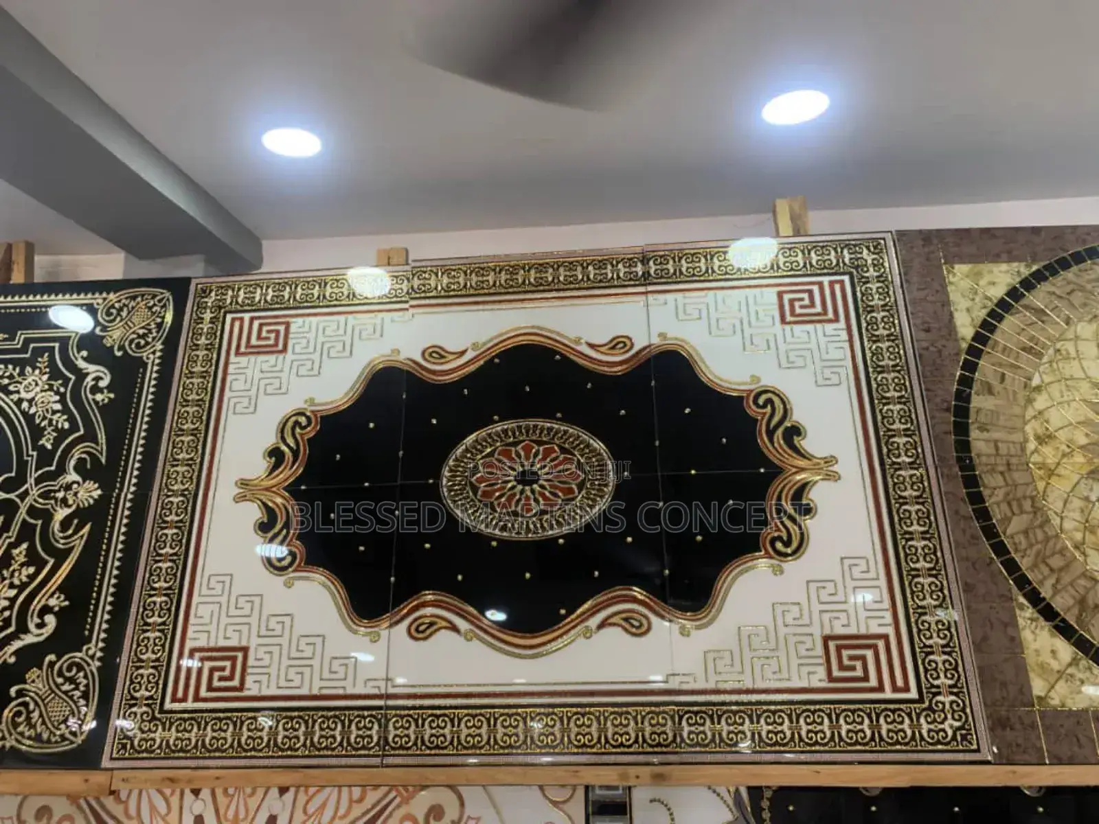 Center Deco Tiles for Sitting Room Floor, Hotels, Offices: By 6 Sets
