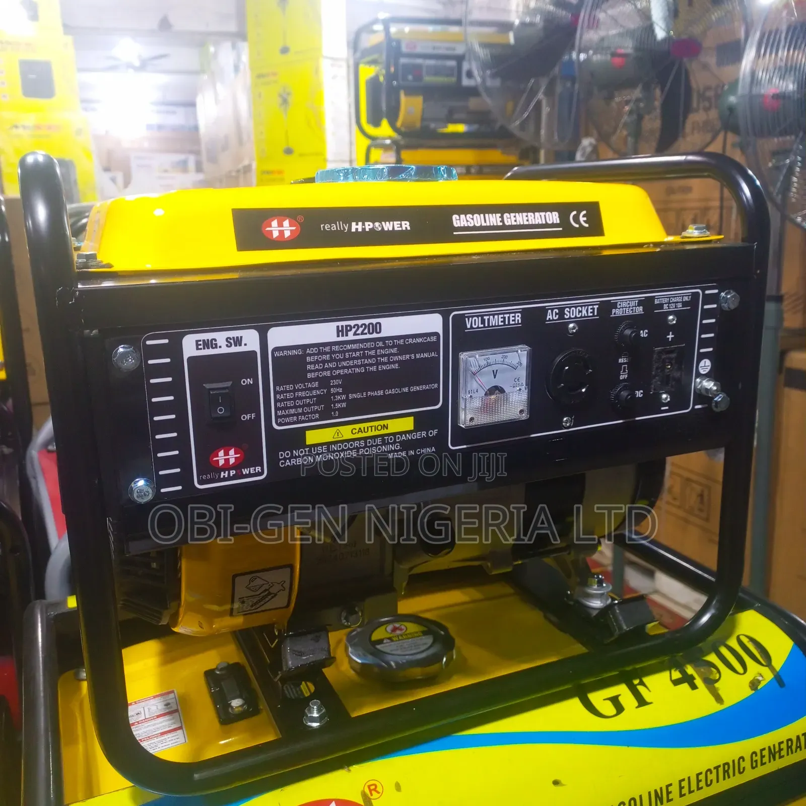 Hipower Hp2200 100% Copper 1.8kva Generator Set
