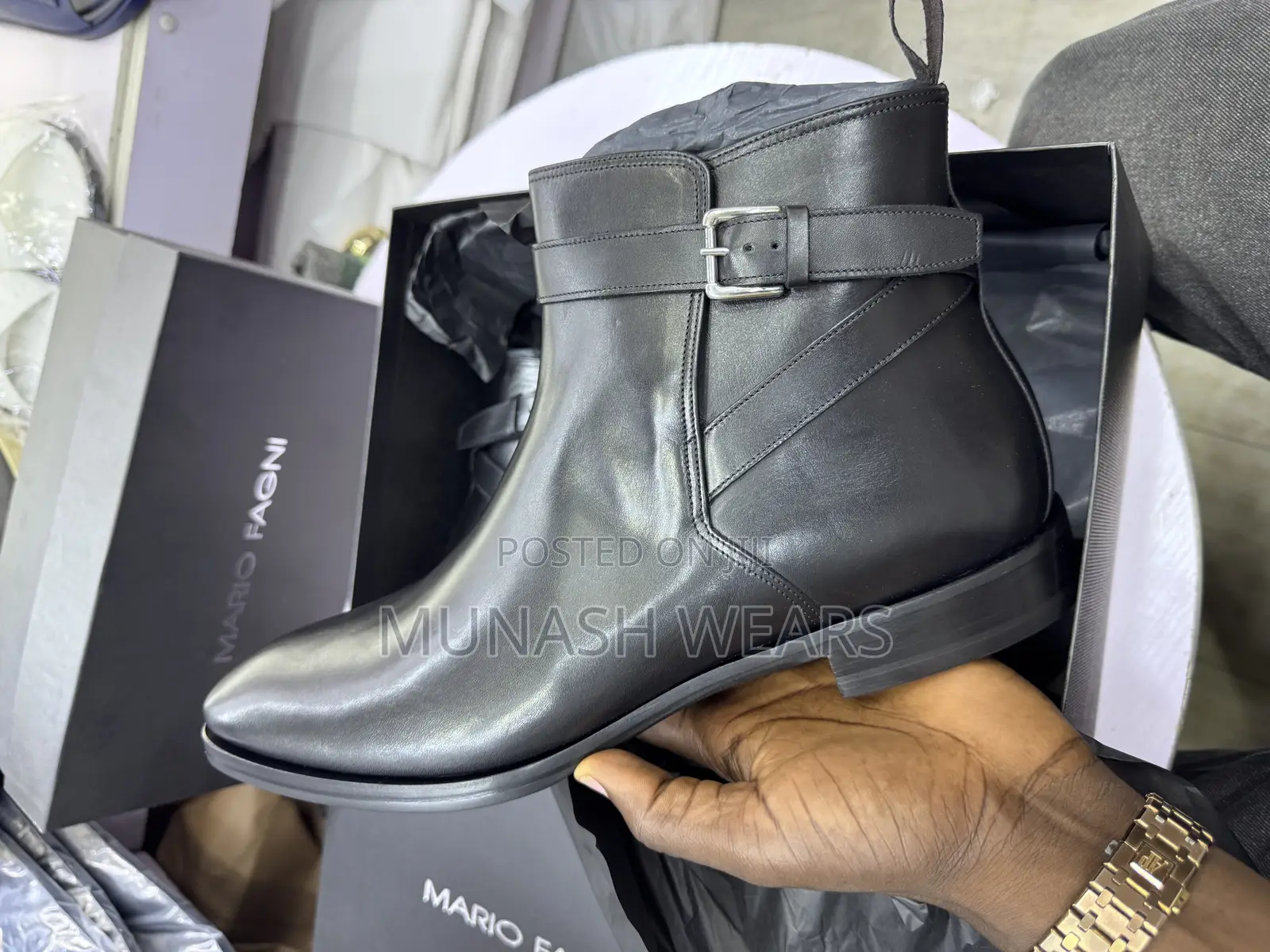 Pure Italian Mario Fagni Luxury Boot For Men 40-46