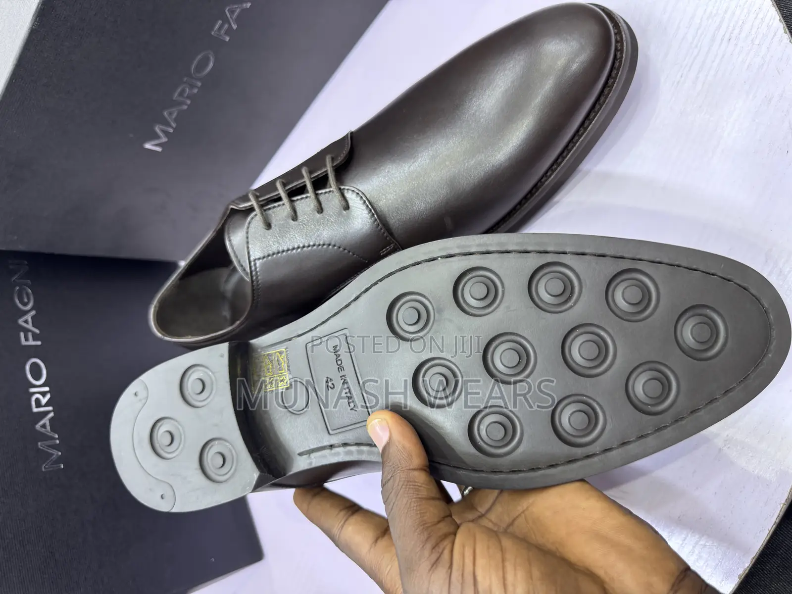 Luxury Italian Lace Up Mario Fagni Shoes 40-46