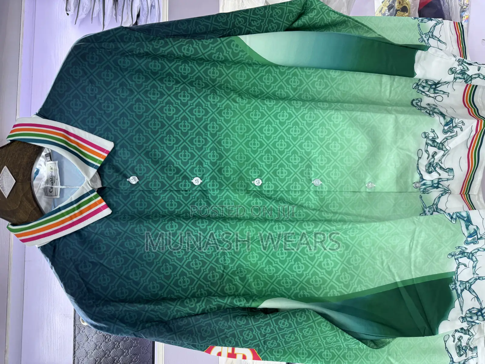 Green Casa Longsleeve Shirt With Unique Style