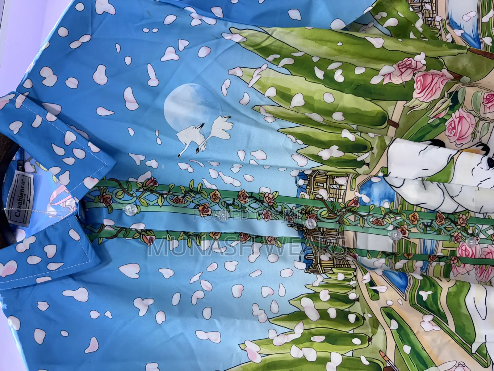 Blue Flower Vintage Longsleeve Rome