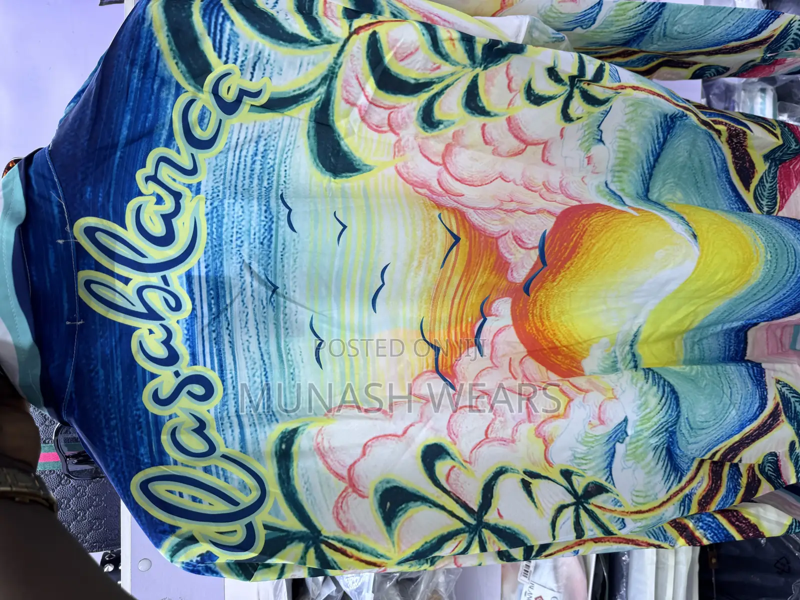 Orange Longsleev Vintage Casablanca Shirt S-5xl