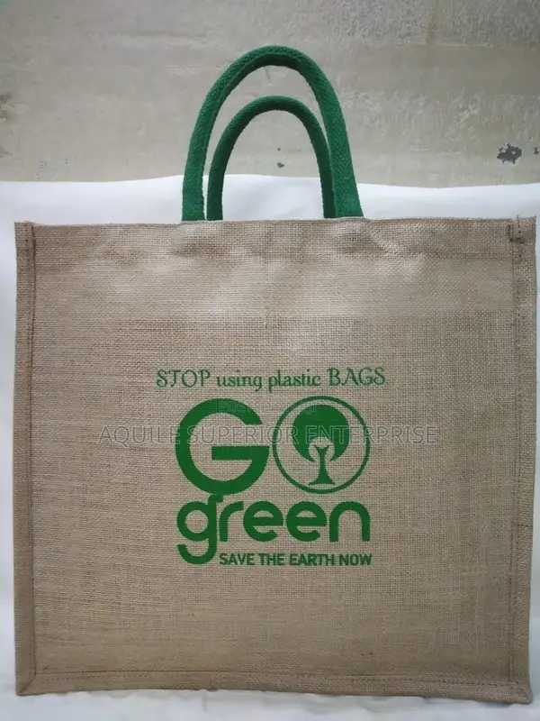 Printed Jute Bag for Community Outreach''
