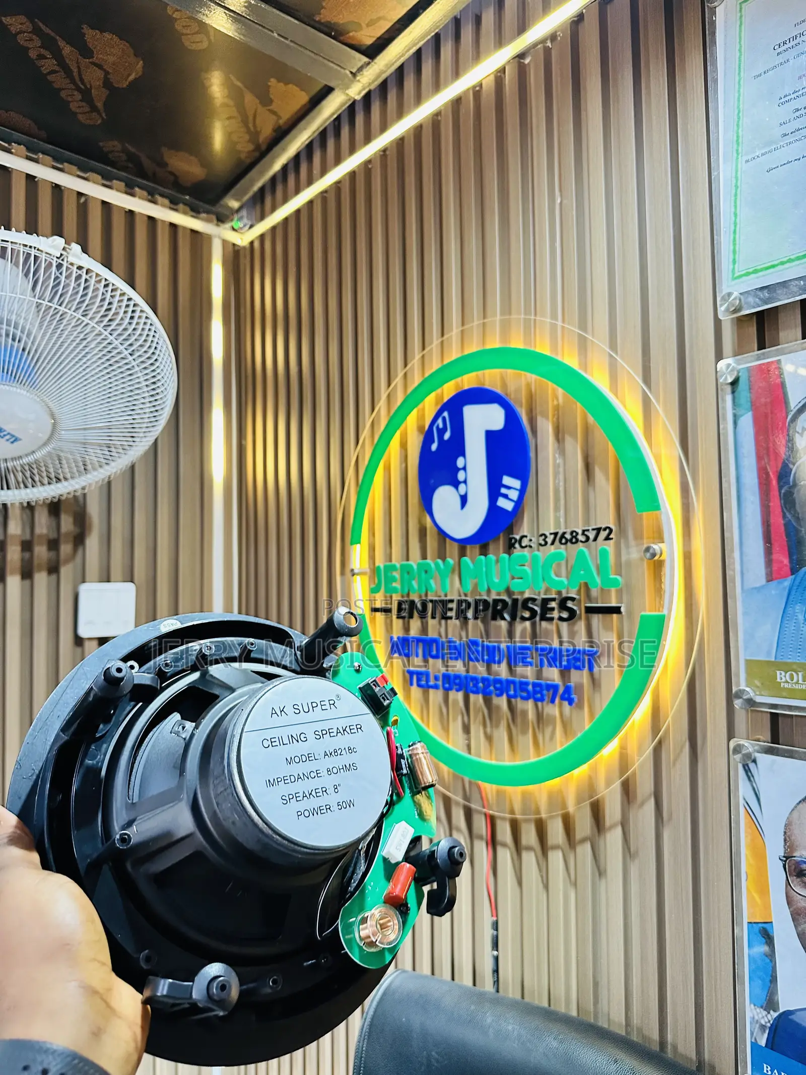 50watts Framless Ceiling Speakers