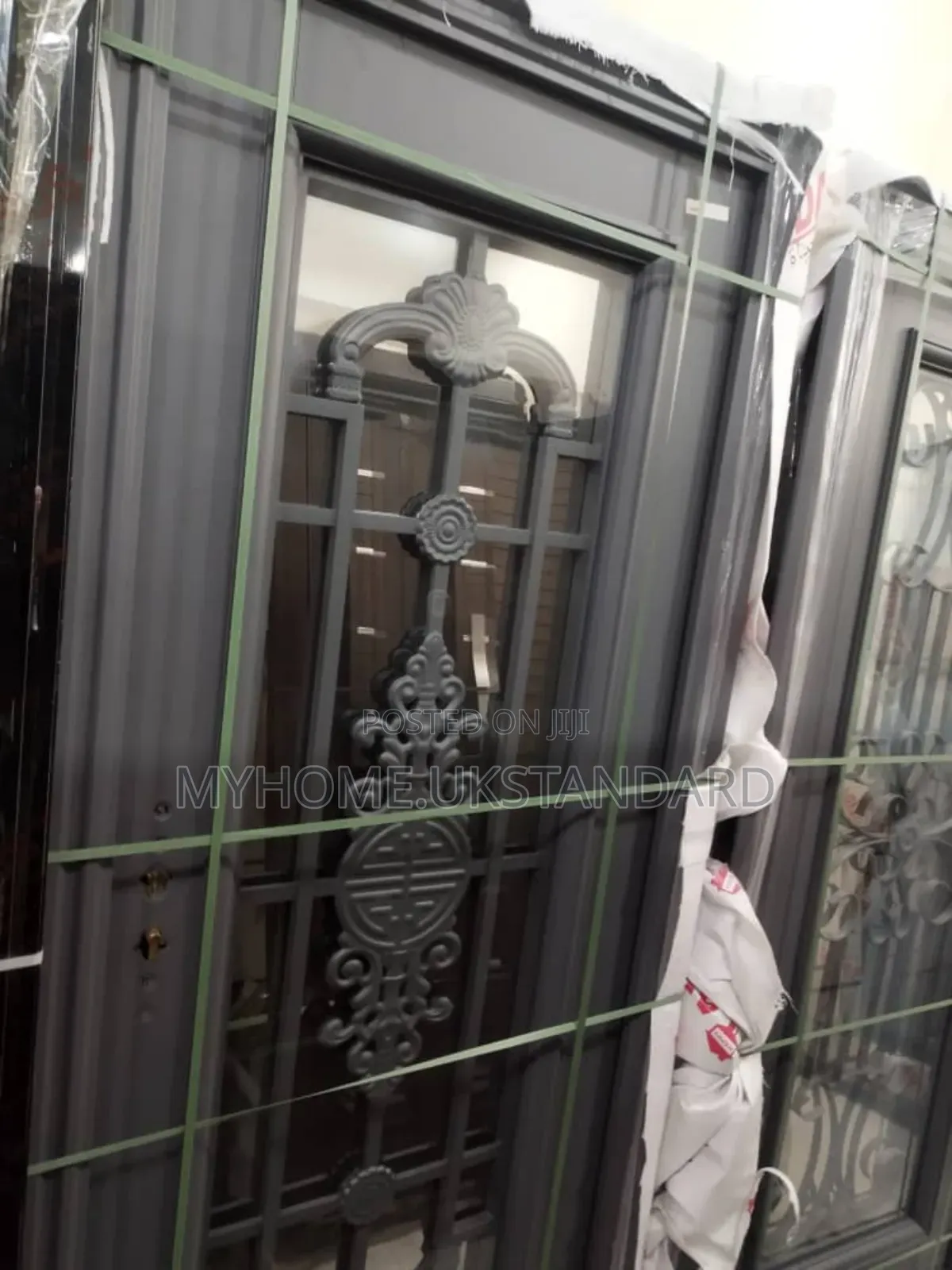 French Glass Doors Black 3ft