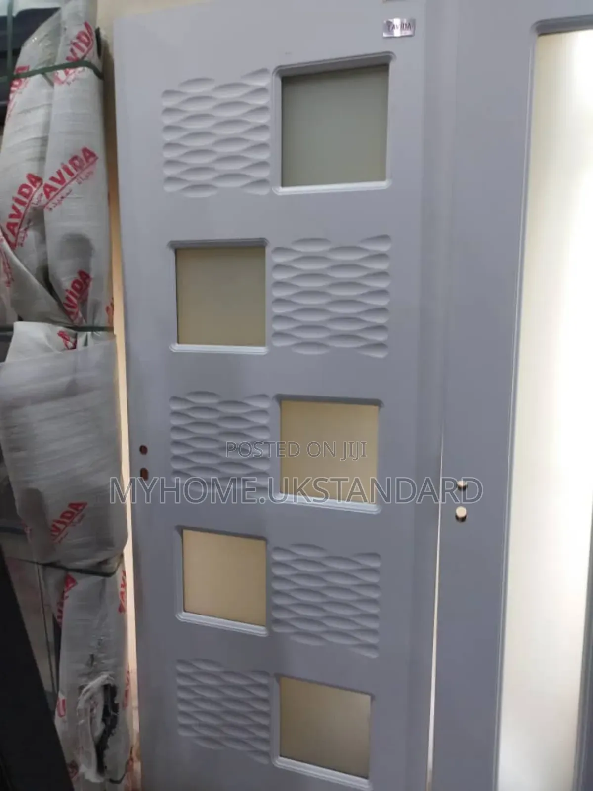 Modern Interior Kitchen Door With Glass