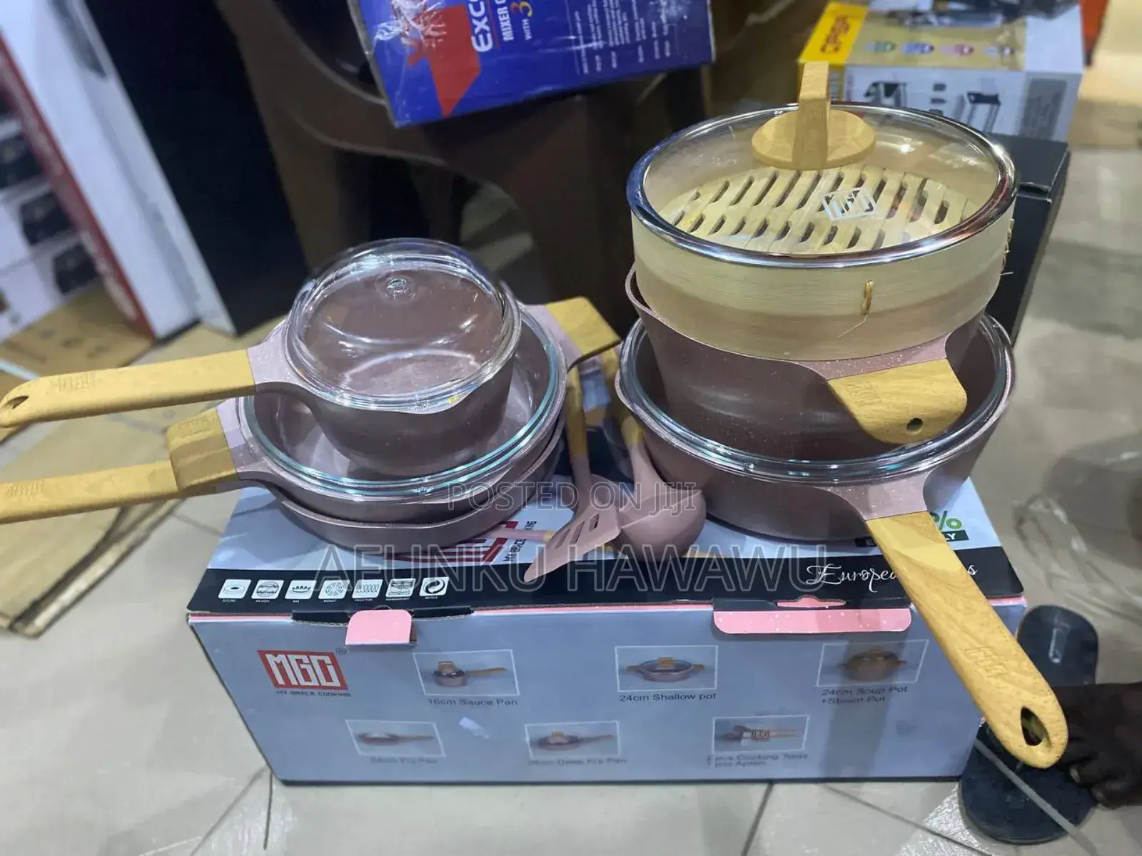 MCG 13pcs Granite Coating Quality Cookware