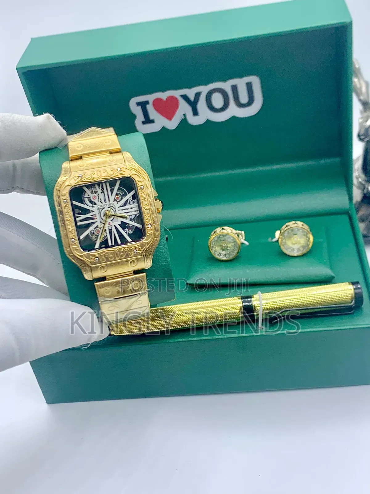 Cartier Carribean Design Set Wristwatch