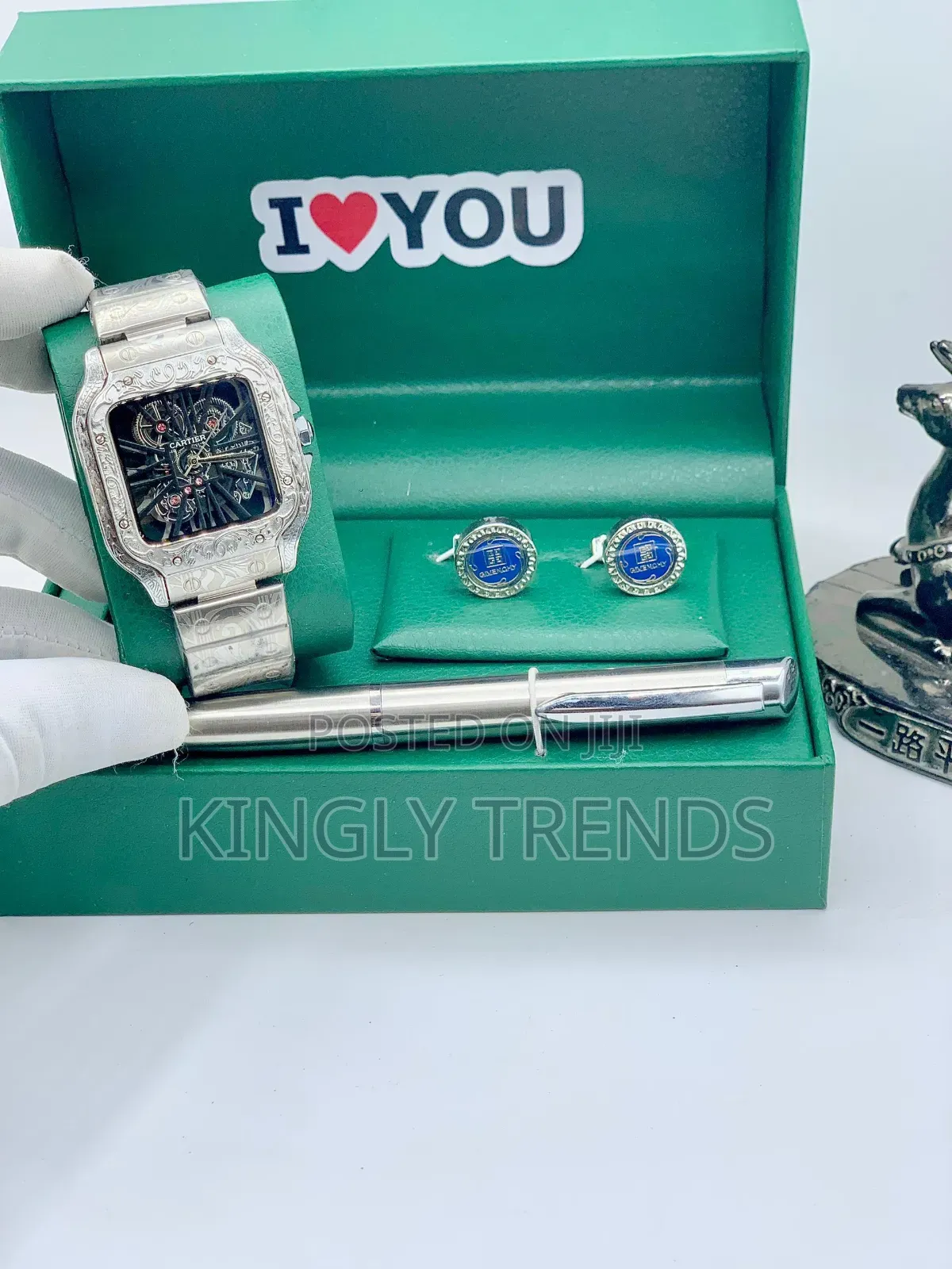 Cartier Carribean Design Set Wristwatch