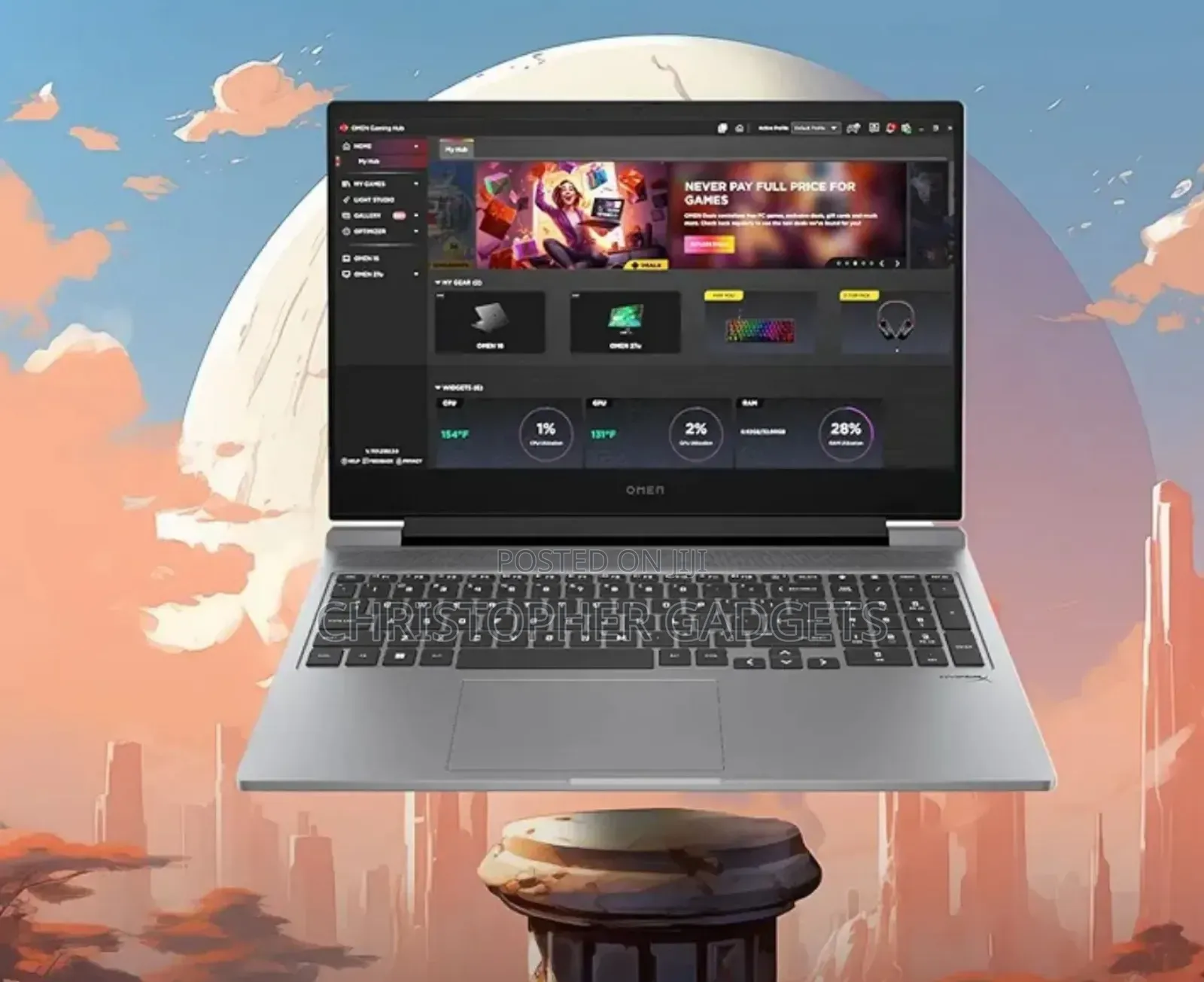 New Laptop HP Omen 16 32GB Intel Core I7 SSD 1T