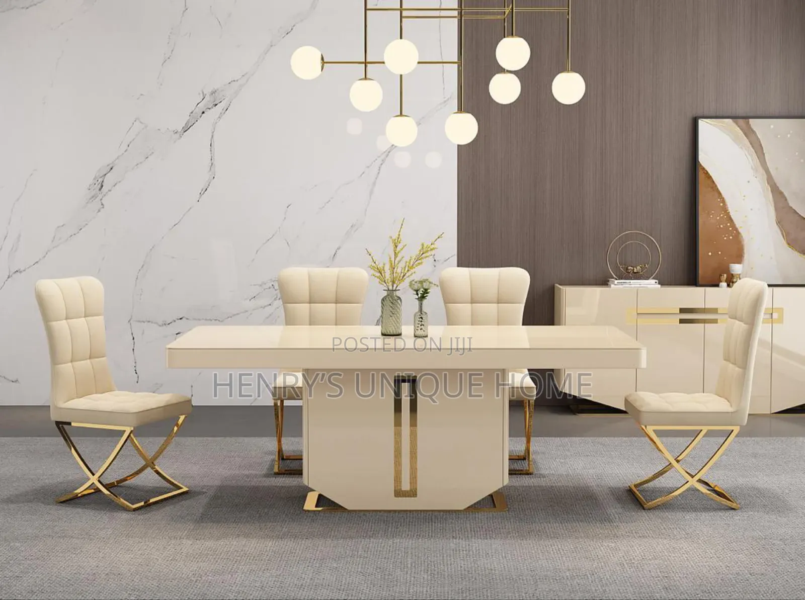 Beautiful Dining Table With Chairs