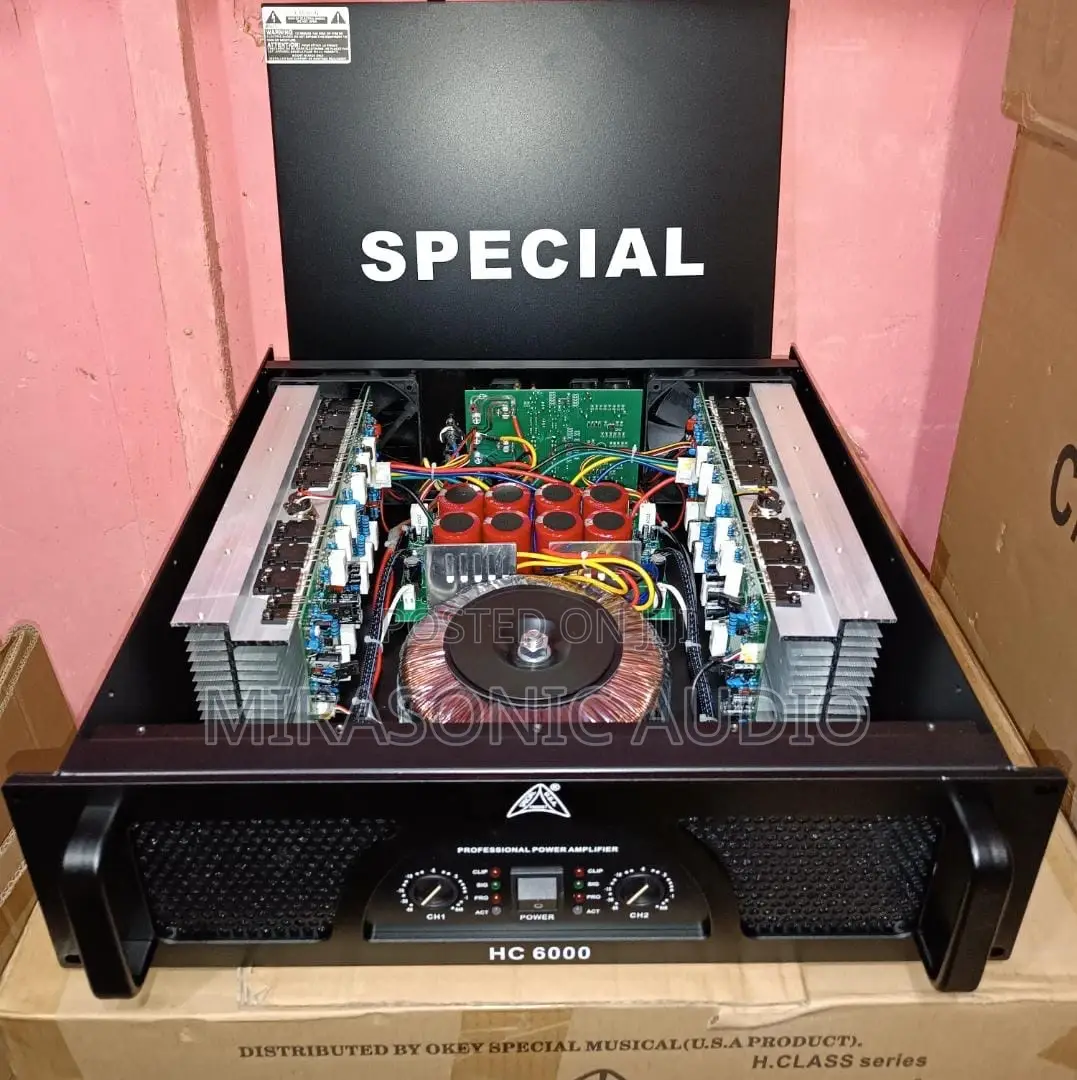 Special Hc6000 Heavy Duty 1900 Watts Professional Amplifier