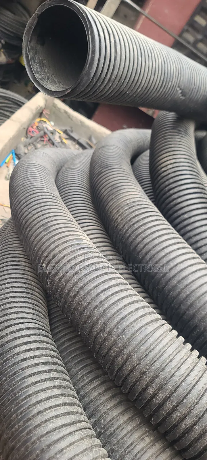 150mm Condit Pipe Flexible Black