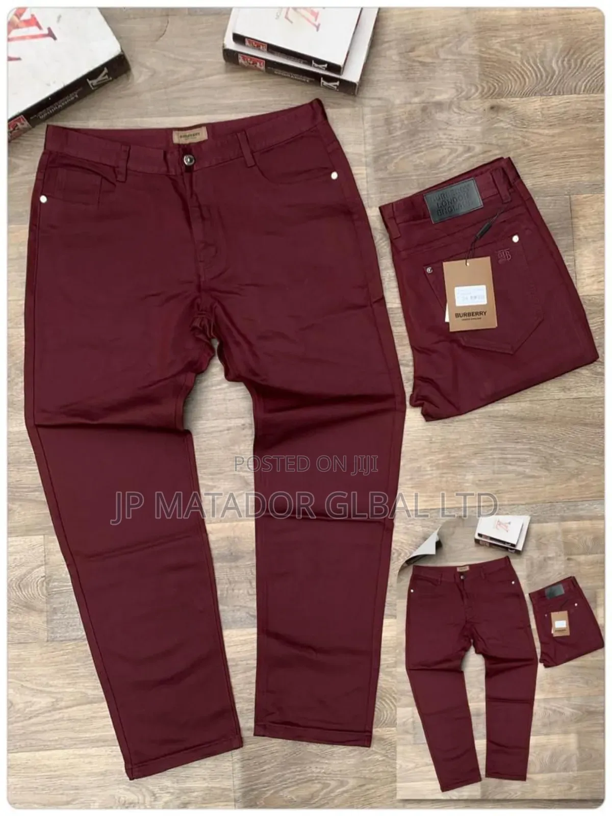 Pure Italian Cotton Fabric Chinos Trouser