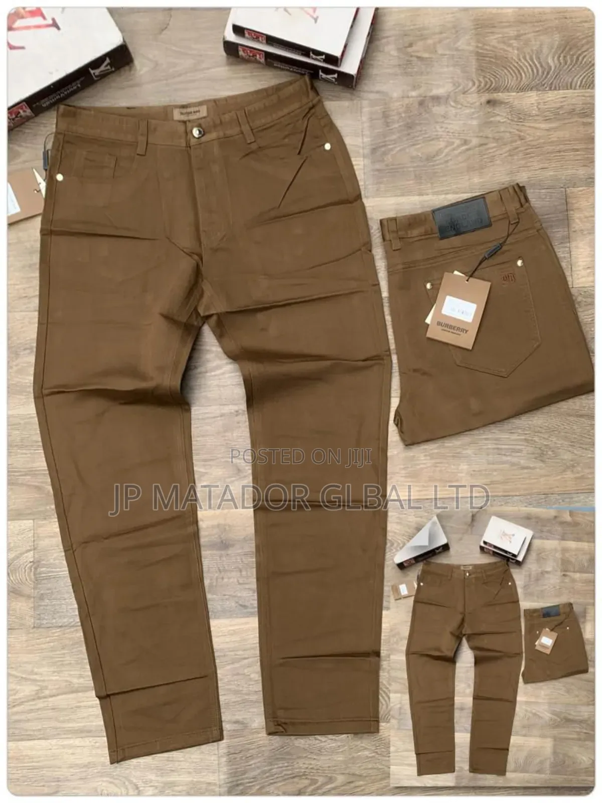 Pure Italian Cotton Fabric Chinos Trouser