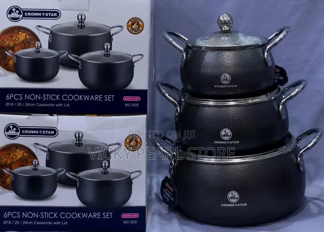6pcs Non Stick Cookware Set