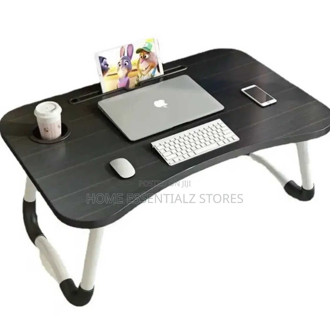 Bed Laptop Computer Table With Cup Holder