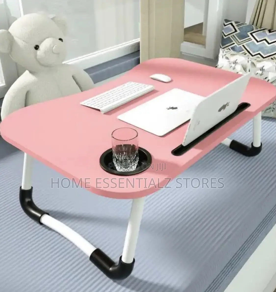 Bed Laptop Computer Table With Cup Holder