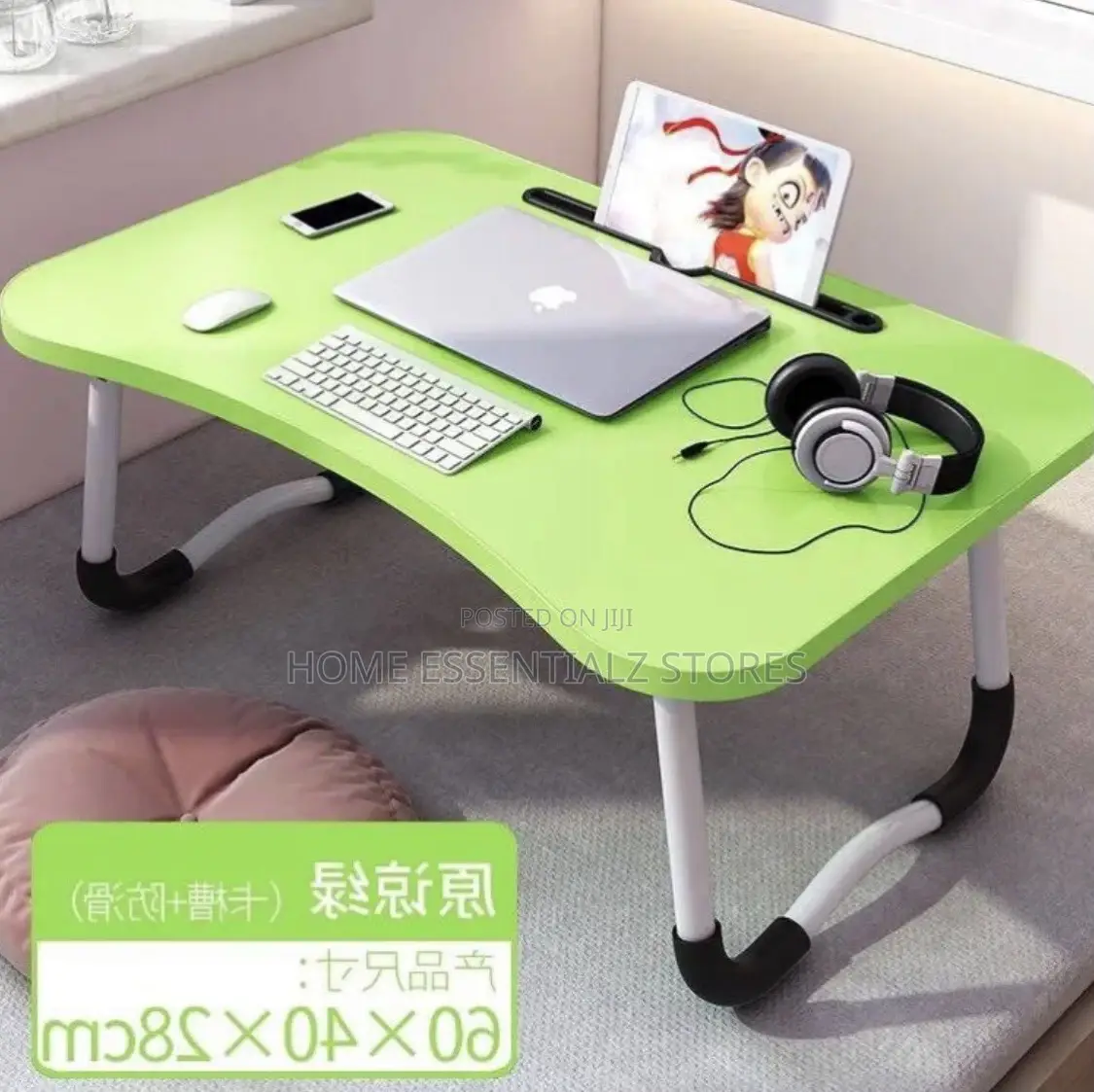 Bed Laptop Computer Table With Cup Holder