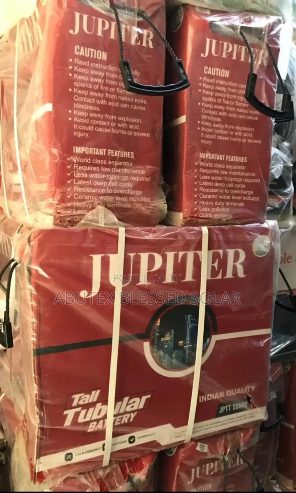 220ah Jupiter Tubular Battery Indian