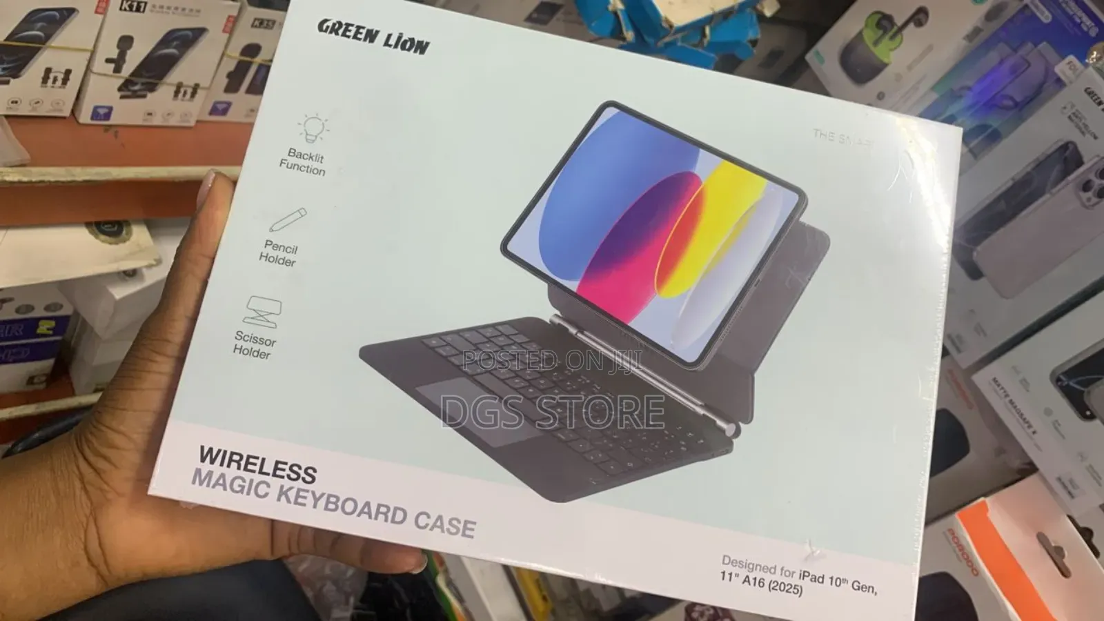 Green Lion Wireless Magic Keyboard for iPad 11" A16 (2025)