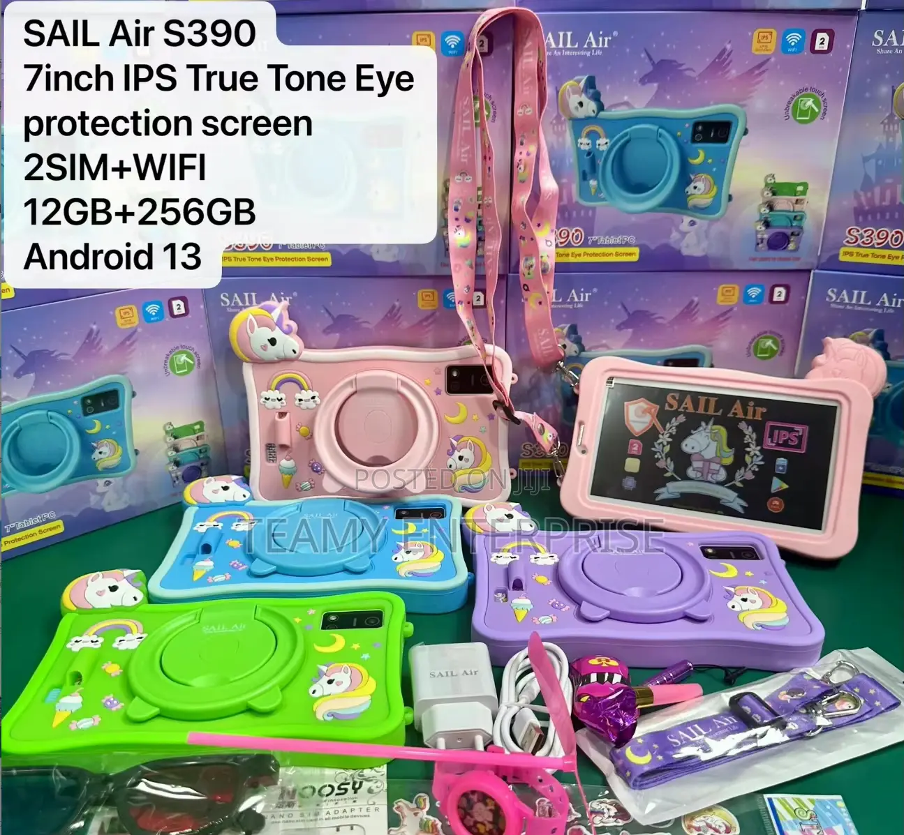 Kids Educational Tablet - Sail Air S390 - 12gb Ram 256gb