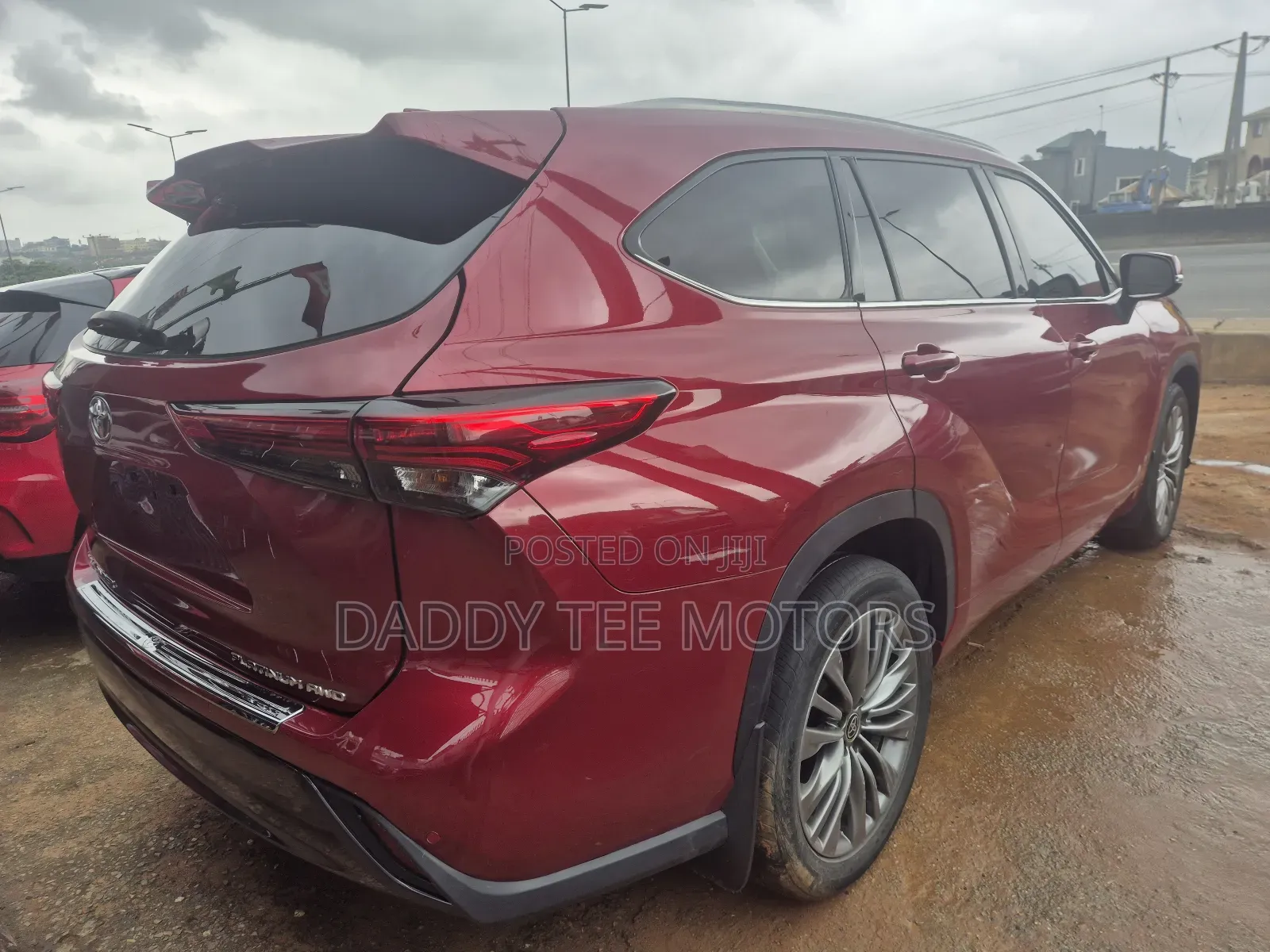 Toyota Highlander Platinum 2022 Burgundy
