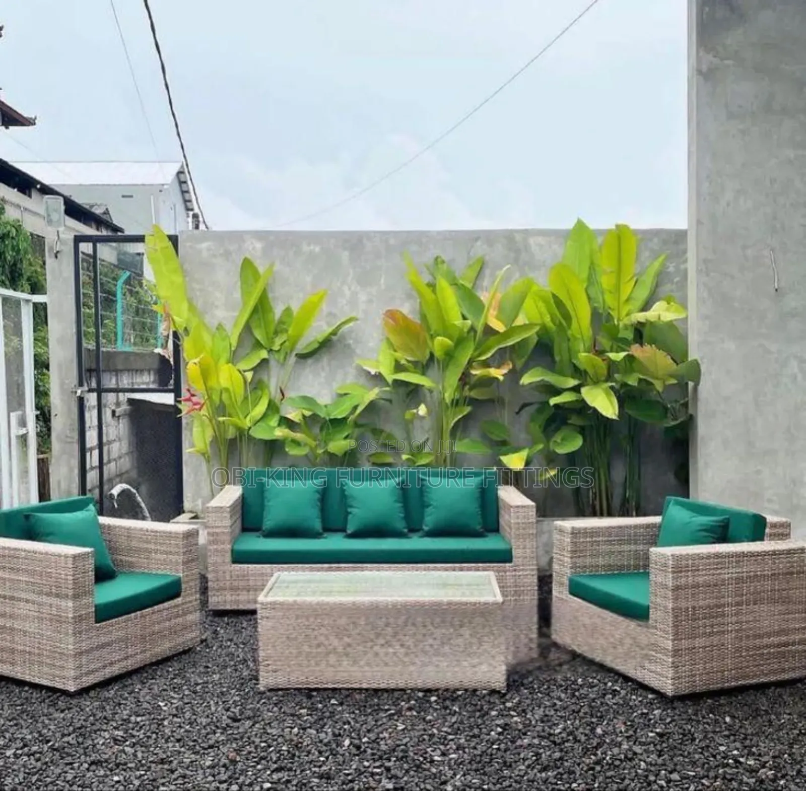 Rattan Chair Set