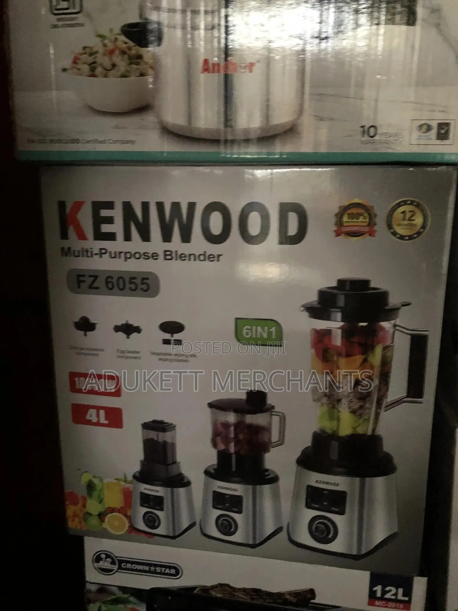 6in1 10000w Kenwood Multipurpose Blender