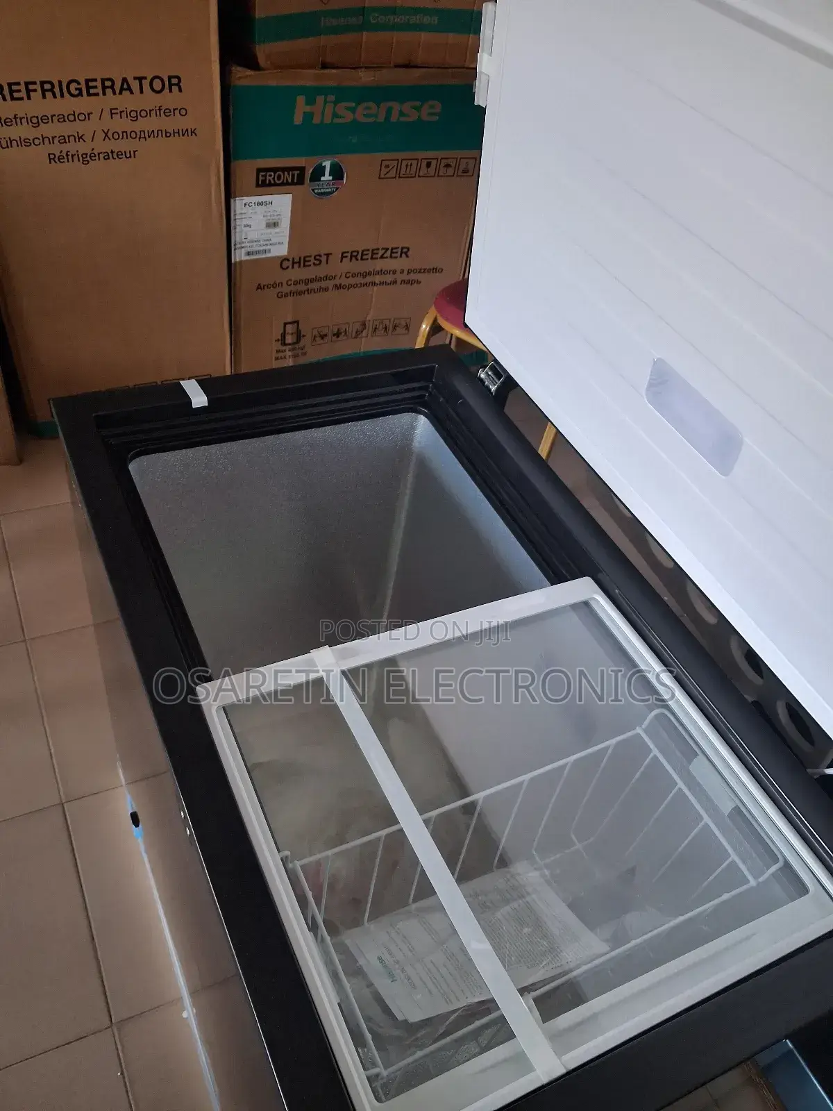 Hisense Deep Freezer 200l Black With One Year Warranty