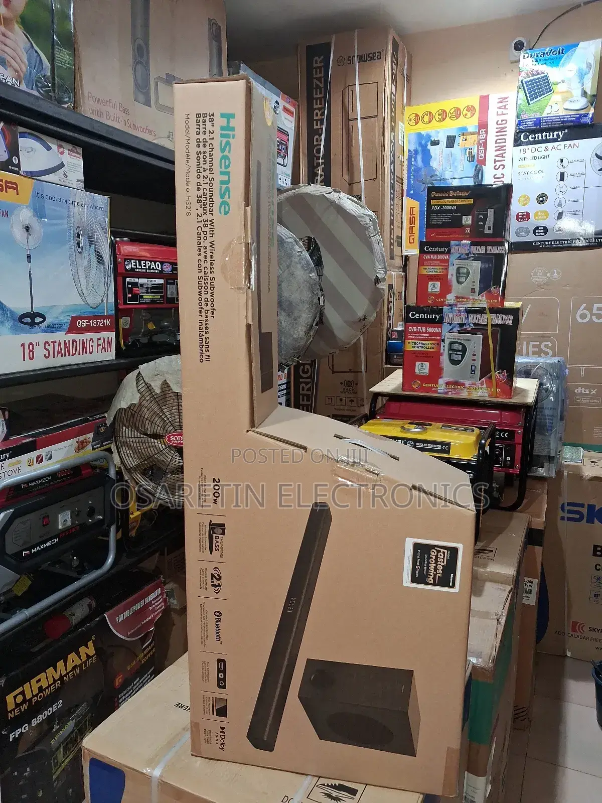 Hisense Soundbar 200watt 1 Year Warranty
