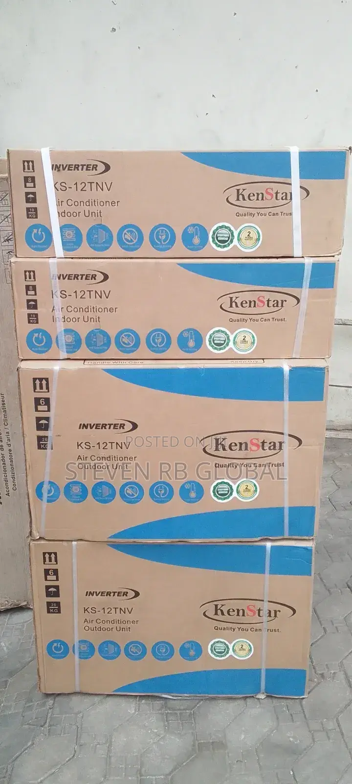 Kenstar 1.5hp Inverter Split Unit Air Conditioner With Kit