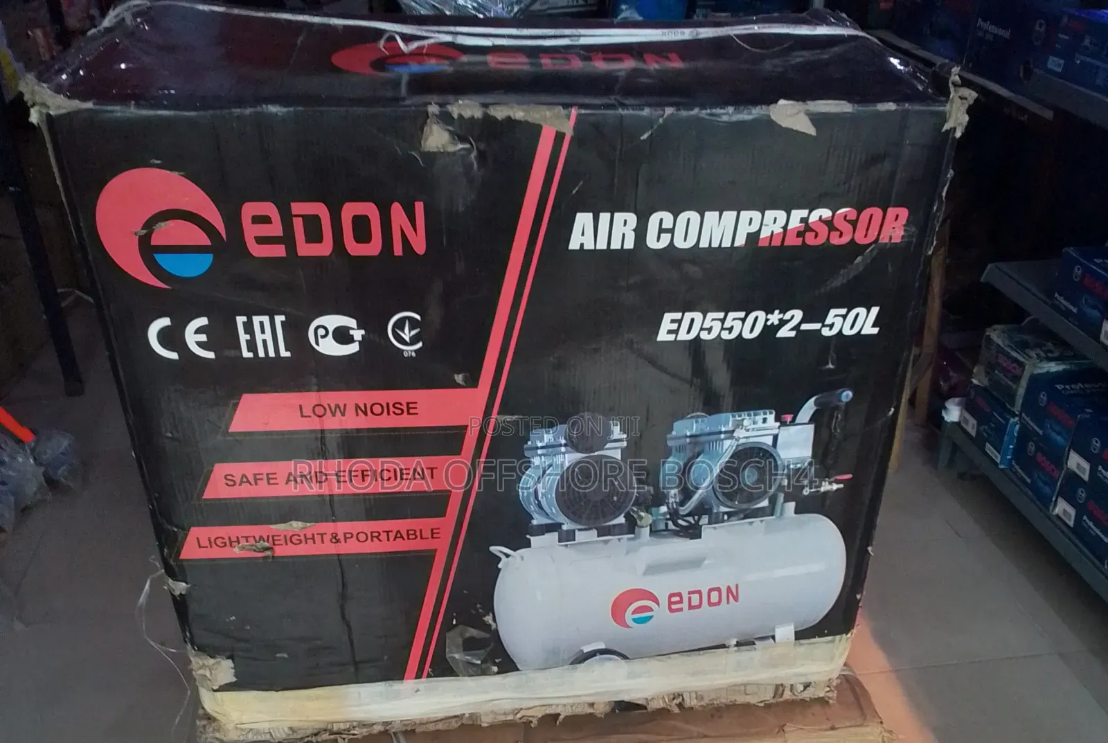 Air Compressor Edon Double Head