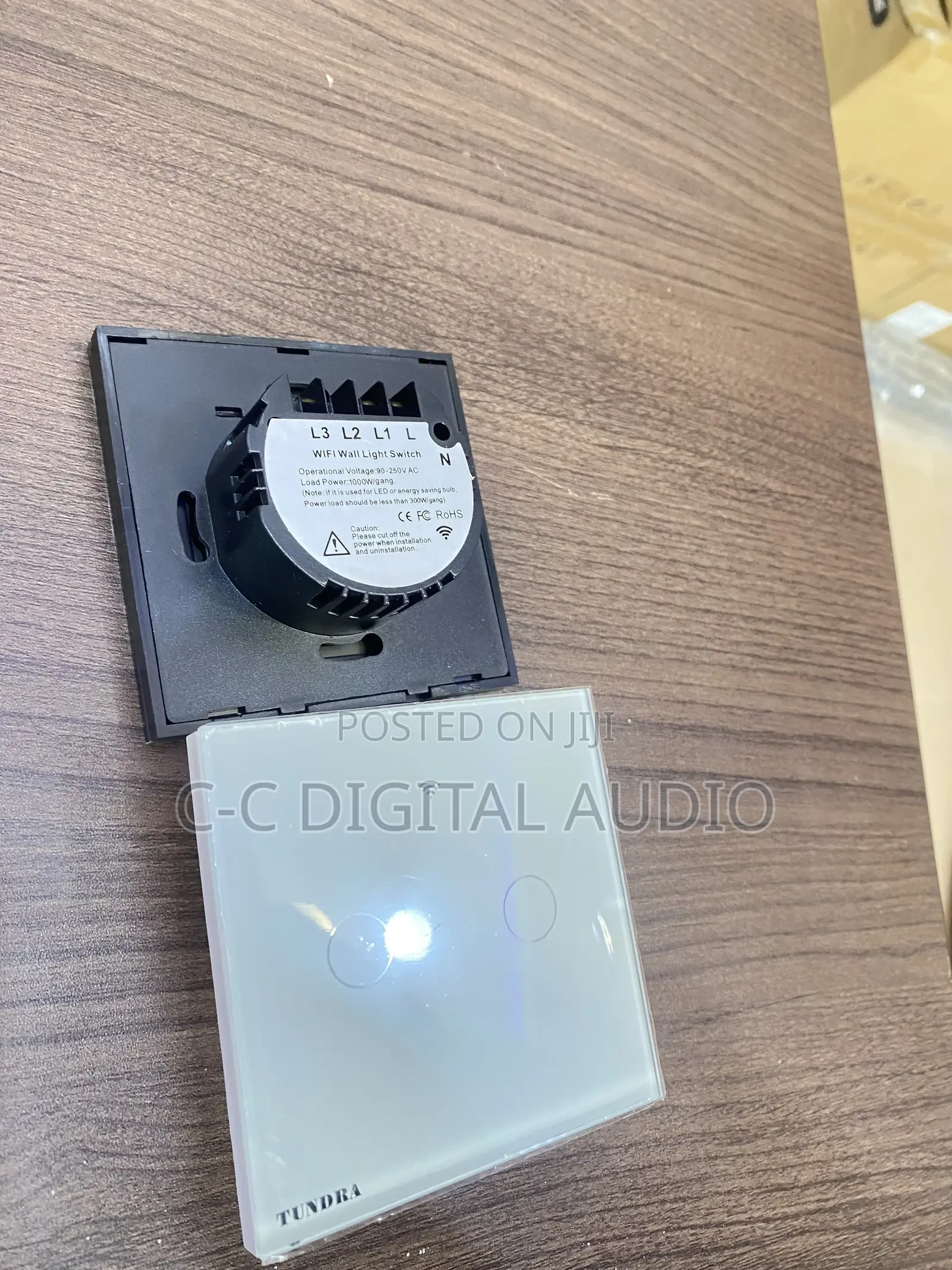 Double Gang Wi-Fi Switch Tuya and Alexa Enabled