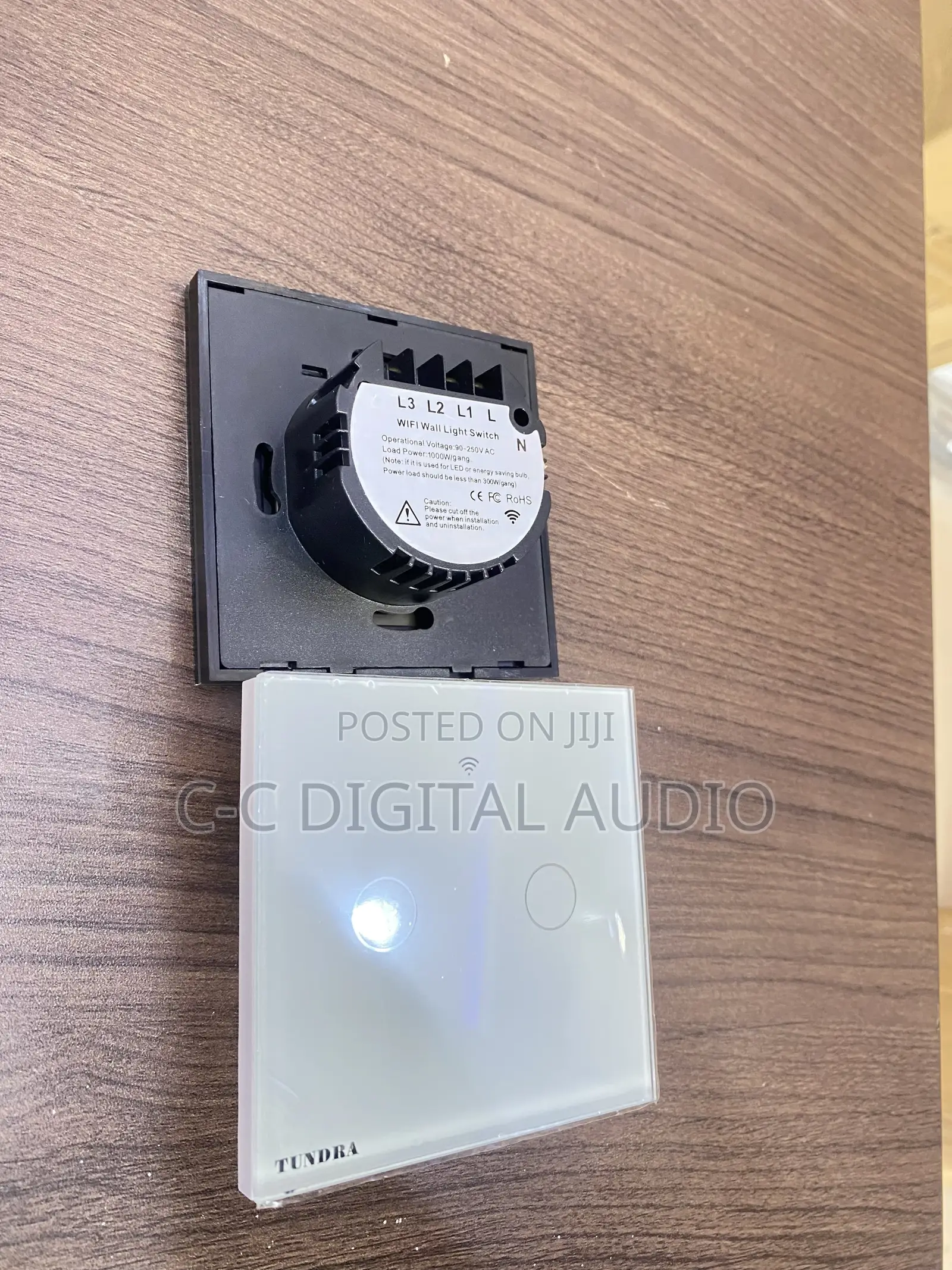 Double Gang Wi-Fi Switch Tuya and Alexa Enabled