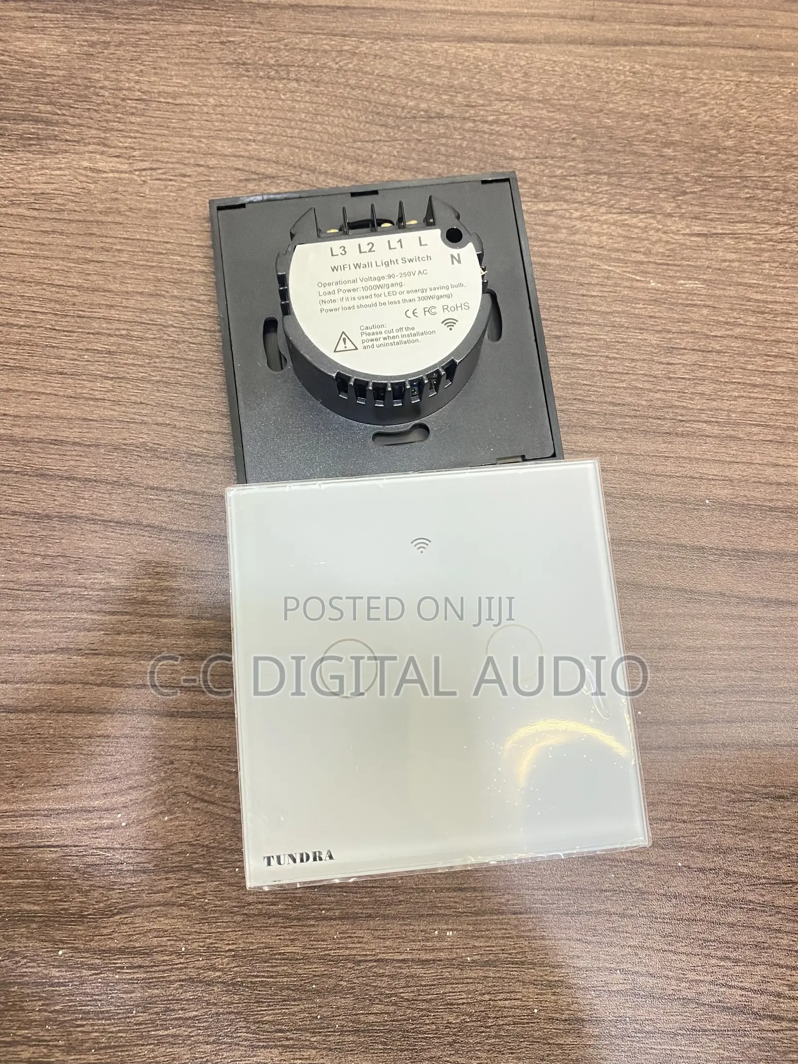 Double Gang Wi-Fi Switch Tuya and Alexa Enabled