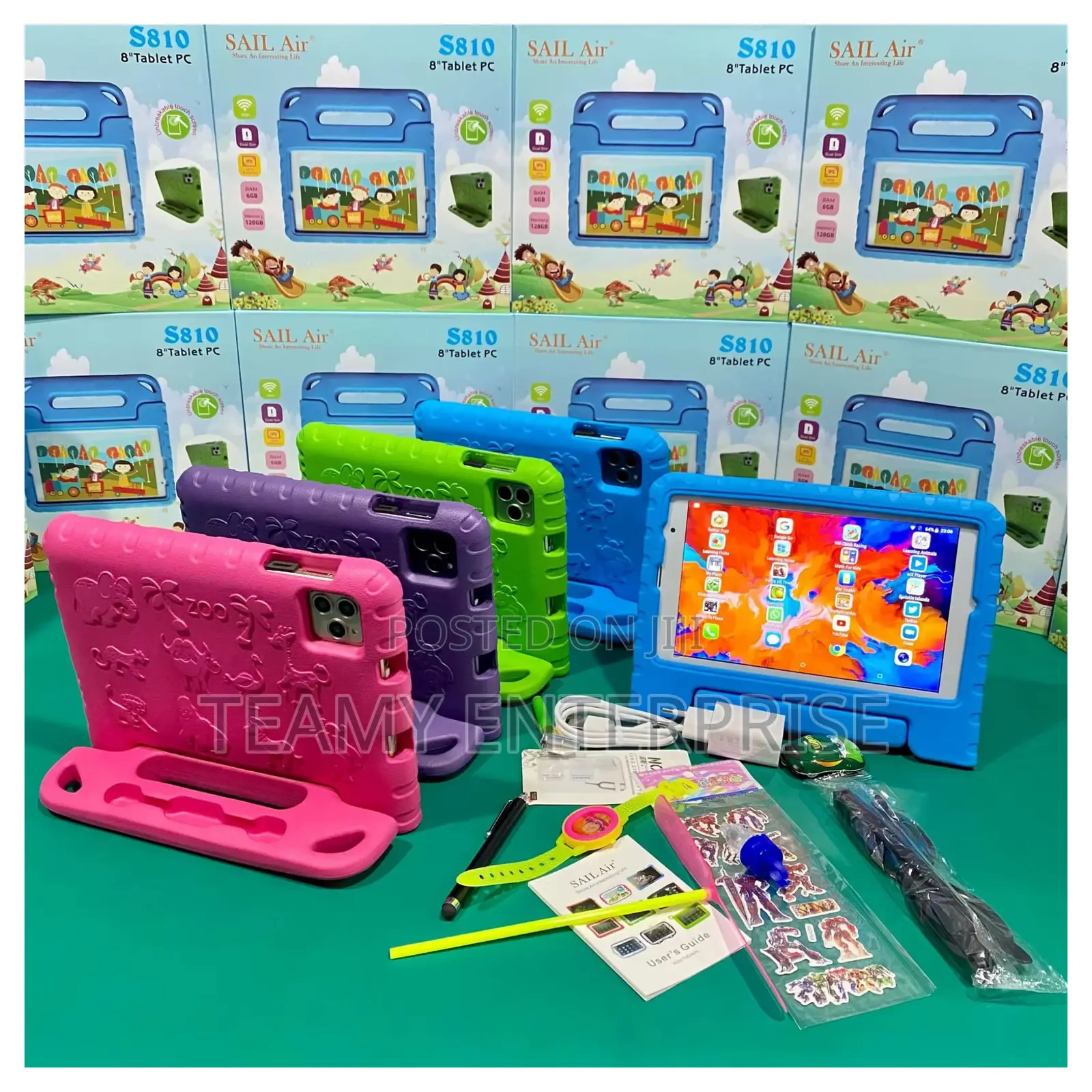 8” Kids Tablet - Sail Air S810 Educational Children Android