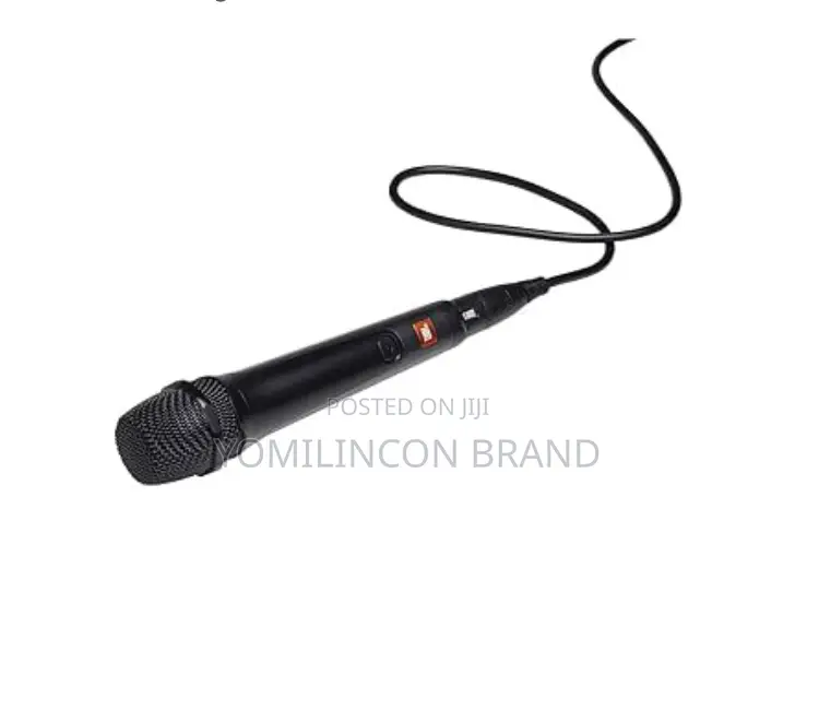 JBL Partybox Mic 100: Wired Dynamic Vocal Mic With Cable (3m