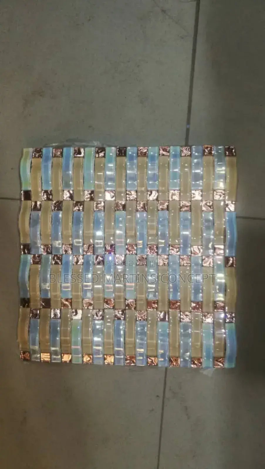 Glass Mosaic, Good for Pillar, Inside/Outside Wall, Etc