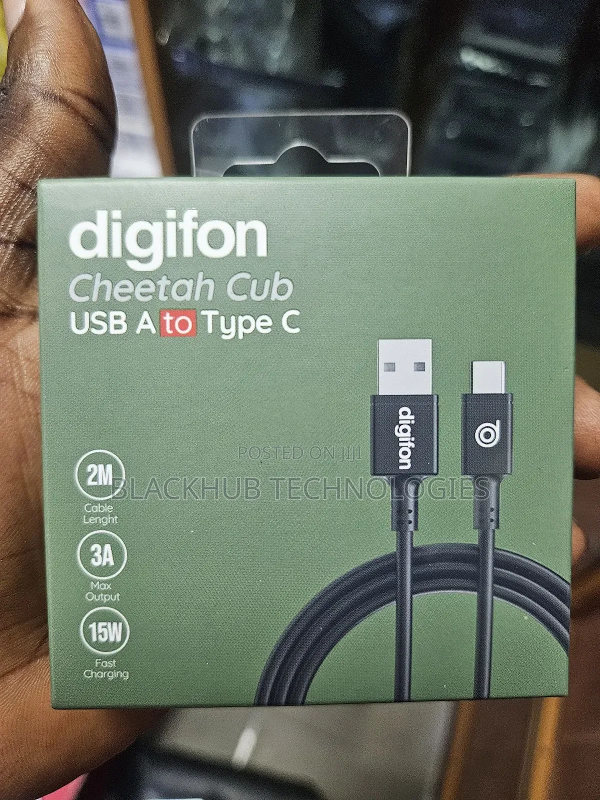 Digifon Usb to Type-C 2meters 15w Cable