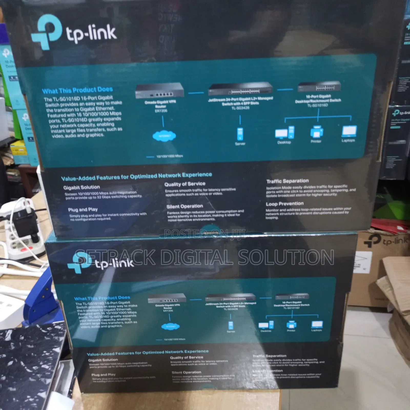 Tp-Link 16 Port Gigabit Rackmount Switch Tl _ Sg1016d