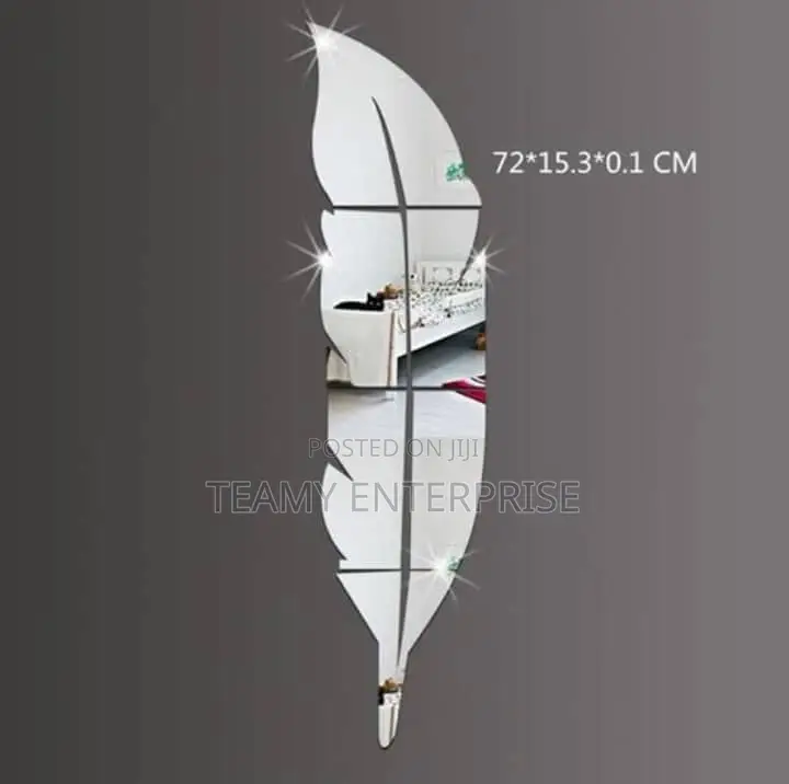 Leaf Design Flexible Deco Mirror - Home Decoration Mirror